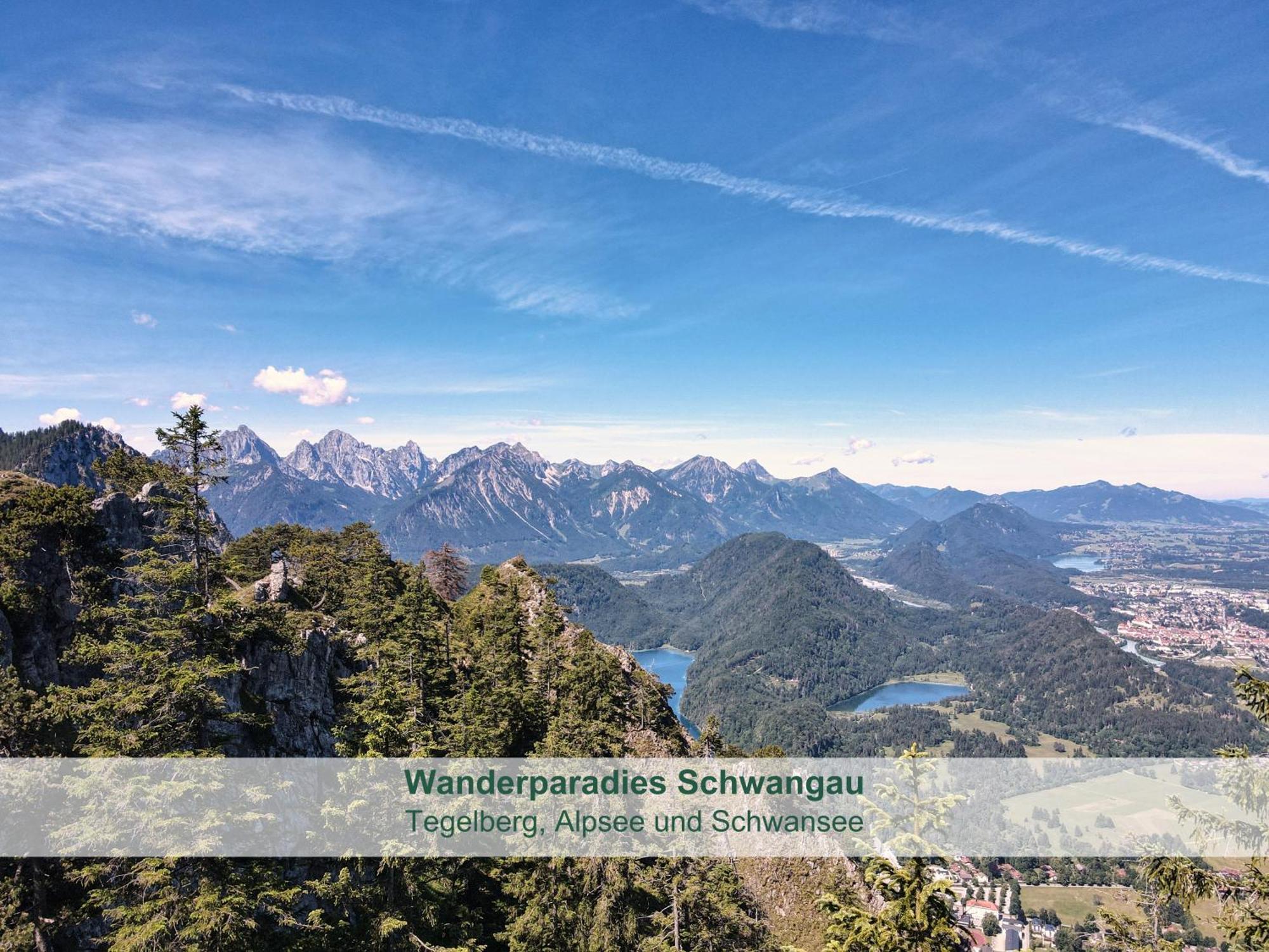 Chalet - Ferienwohnungen - Biohof Stoeger - Panoramasuedbalkon - Grandiose Aussicht Auf See, Berge Und Schloss Neuschwanstein Rieden Εξωτερικό φωτογραφία