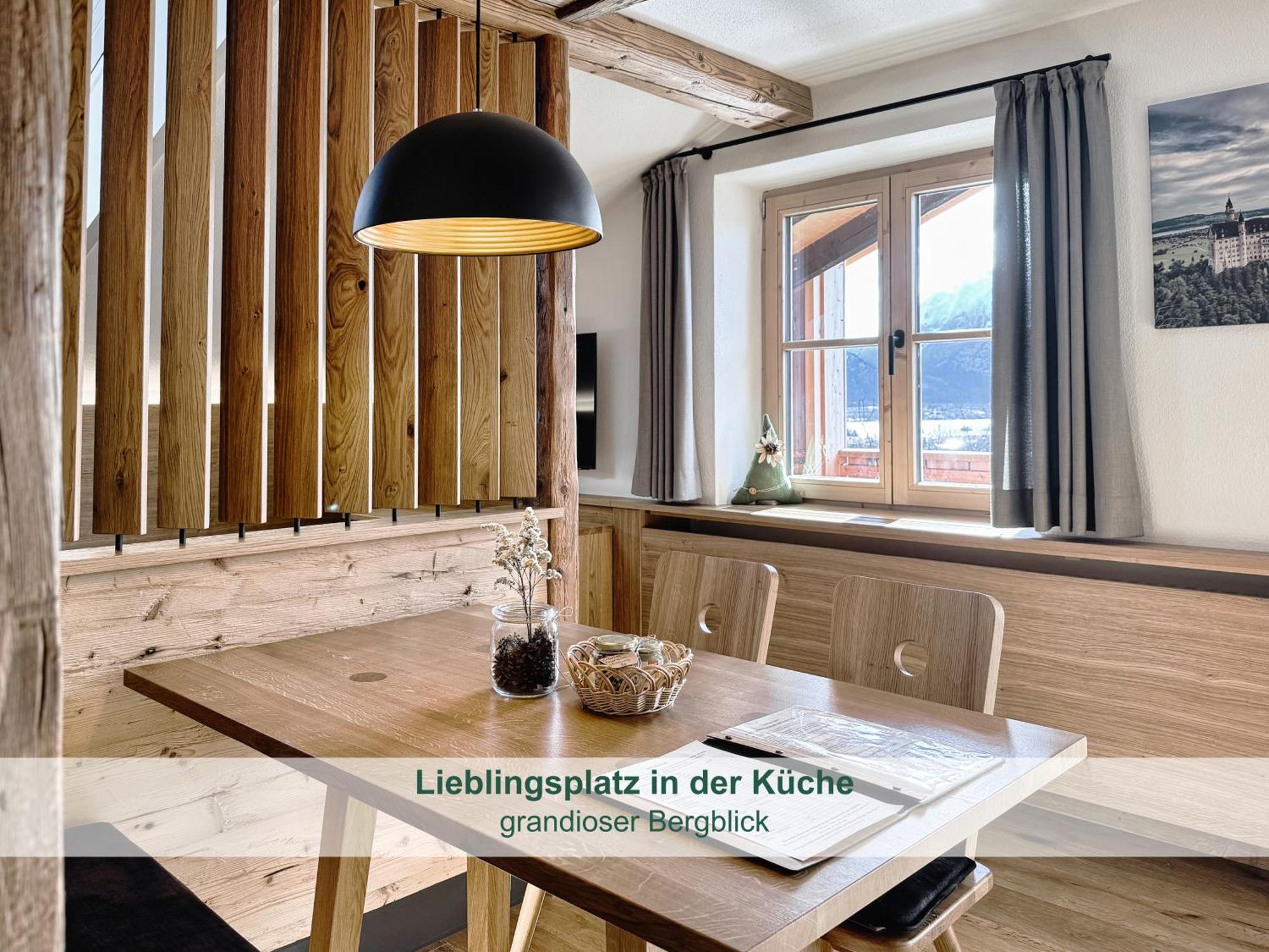 Chalet - Ferienwohnungen - Biohof Stoeger - Panoramasuedbalkon - Grandiose Aussicht Auf See, Berge Und Schloss Neuschwanstein Rieden Εξωτερικό φωτογραφία